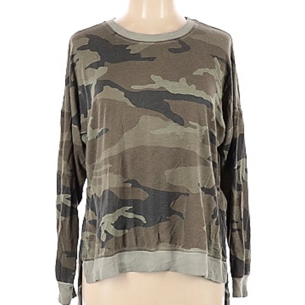 Dantelle Long Sleeve Camo Camouflage Top sz 3x